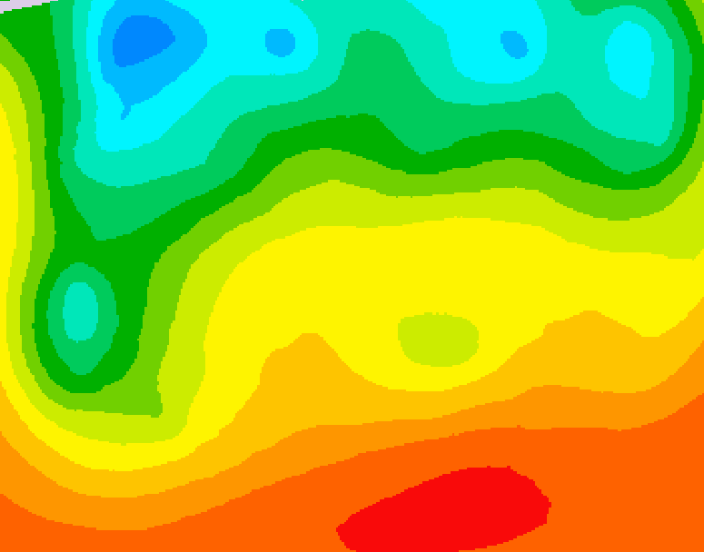 GDPS 500 millibar geopotential height 030 hour forecast chart for Canada based on 2026/09/01 1200Z data