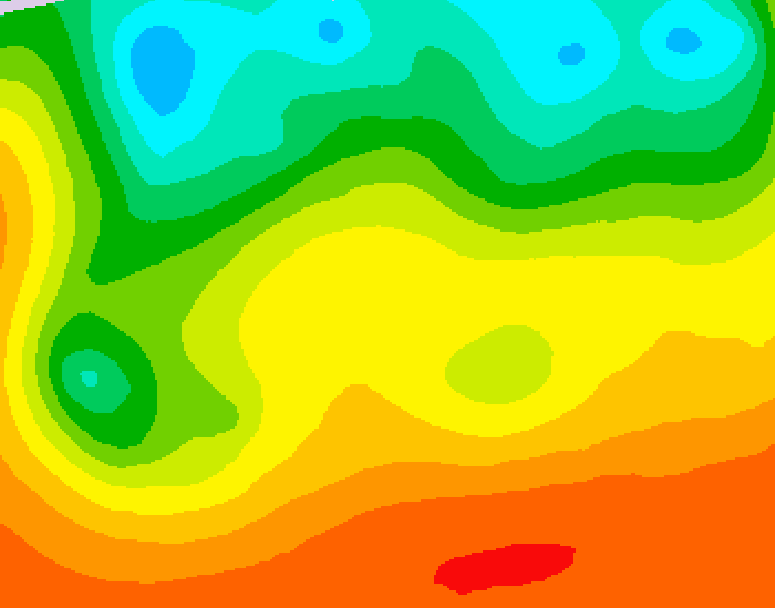 GDPS 500 millibar geopotential height 042 hour forecast chart for Canada based on 2026/09/01 1200Z data