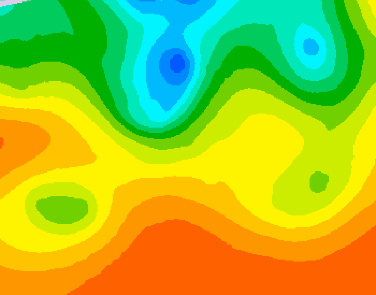GDPS 500 millibar geopotential height 096 hour forecast chart for Canada based on 2026/09/01 1200Z data