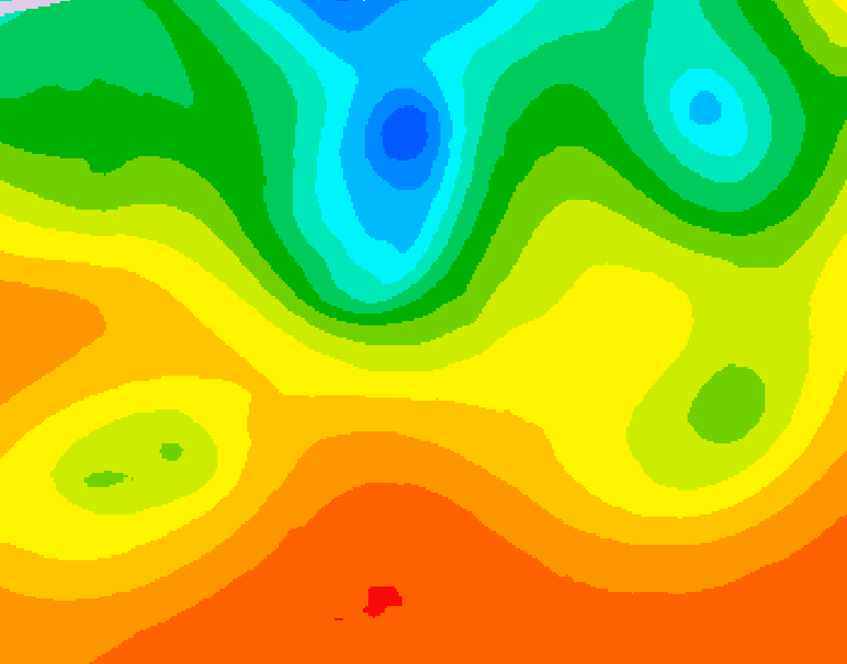GDPS 500 millibar geopotential height 102 hour forecast chart for Canada based on 2026/09/01 1200Z data