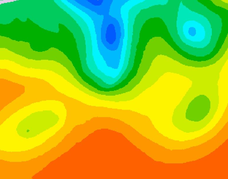 GDPS 500 millibar geopotential height 108 hour forecast chart for Canada based on 2026/09/01 1200Z data