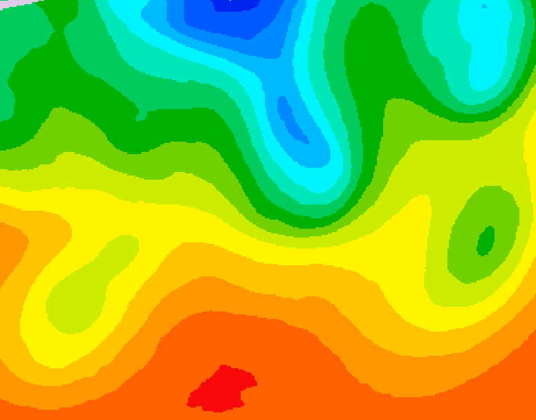 GDPS 500 millibar geopotential height 126 hour forecast chart for Canada based on 2026/09/01 1200Z data