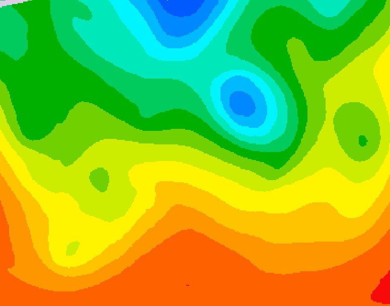 GDPS 500 millibar geopotential height 150 hour forecast chart for Canada based on 2026/09/01 1200Z data
