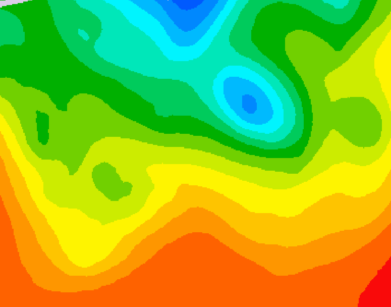 GDPS 500 millibar geopotential height 156 hour forecast chart for Canada based on 2026/09/01 1200Z data