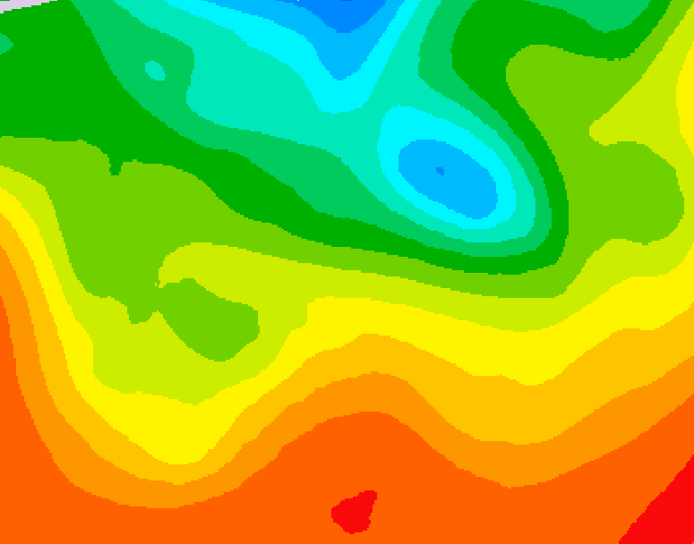 GDPS 500 millibar geopotential height 162 hour forecast chart for Canada based on 2026/09/01 1200Z data