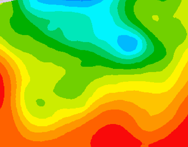 GDPS 500 millibar geopotential height 180 hour forecast chart for Canada based on 2026/09/01 1200Z data