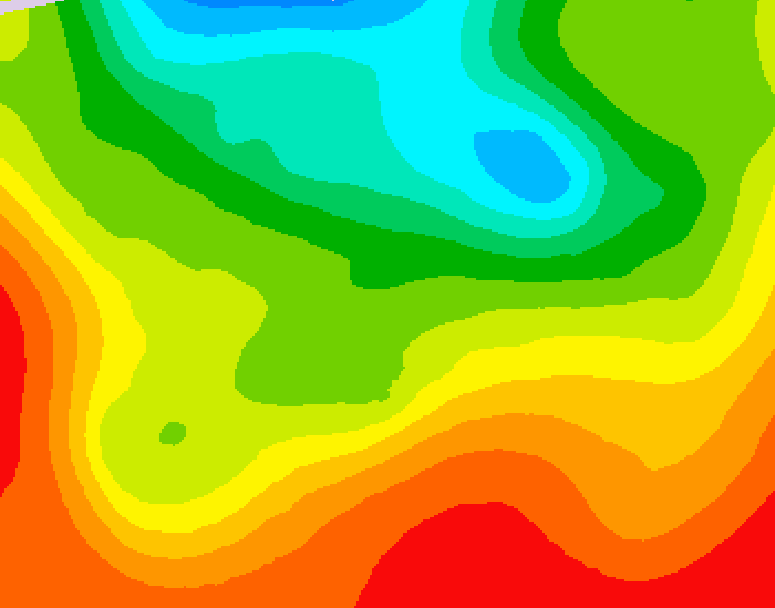 GDPS 500 millibar geopotential height 186 hour forecast chart for Canada based on 2026/09/01 1200Z data