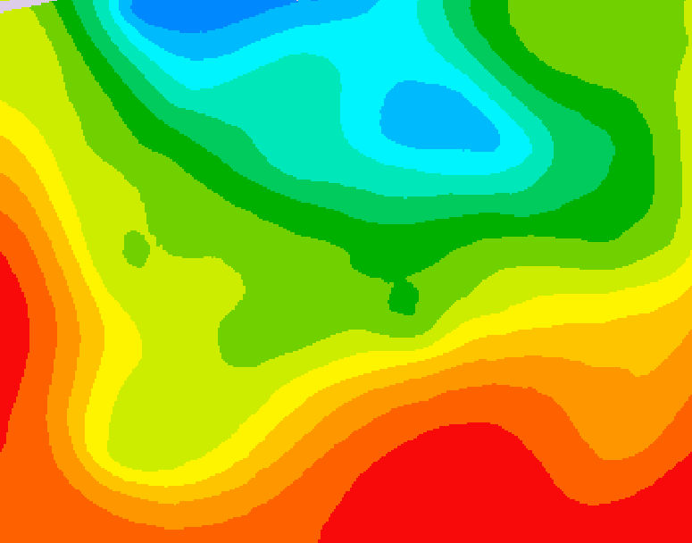 GDPS 500 millibar geopotential height 198 hour forecast chart for Canada based on 2026/09/01 1200Z data