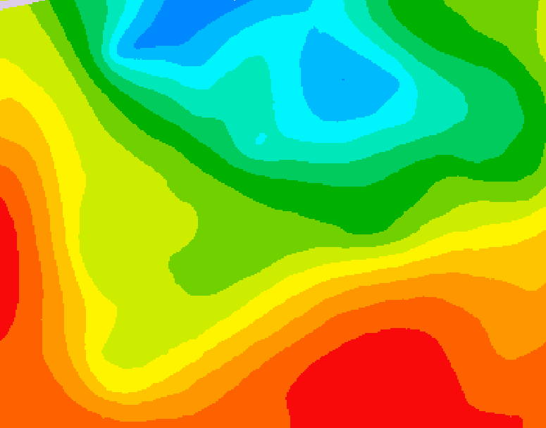 GDPS 500 millibar geopotential height 210 hour forecast chart for Canada based on 2026/09/01 1200Z data