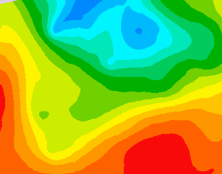 GDPS 500 millibar geopotential height 216 hour forecast chart for Canada based on 2026/09/01 1200Z data