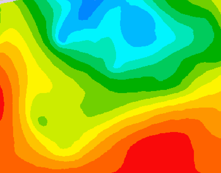 GDPS 500 millibar geopotential height 222 hour forecast chart for Canada based on 2026/09/01 1200Z data