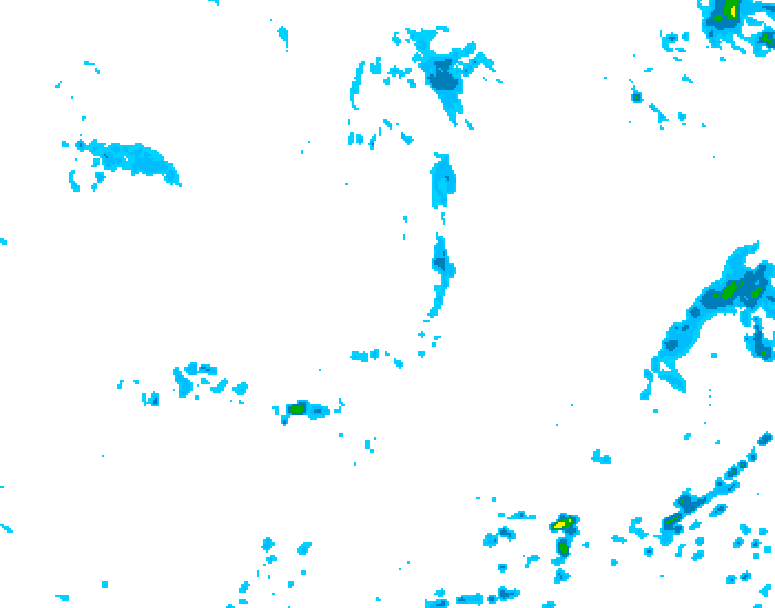 GDPS precipitation 108 hour forecast chart for Canada based on 2026/09/01 1200Z data