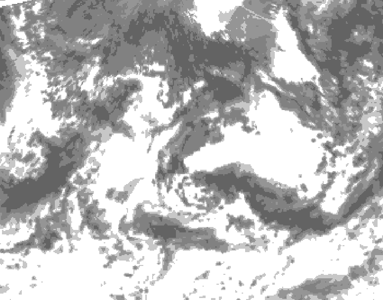 GDPS total cloud 024 hour forecast chart for Canada based on 2026/09/01 0000Z data