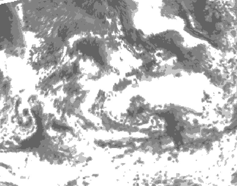 GDPS total cloud 048 hour forecast chart for Canada based on 2026/09/01 0000Z data