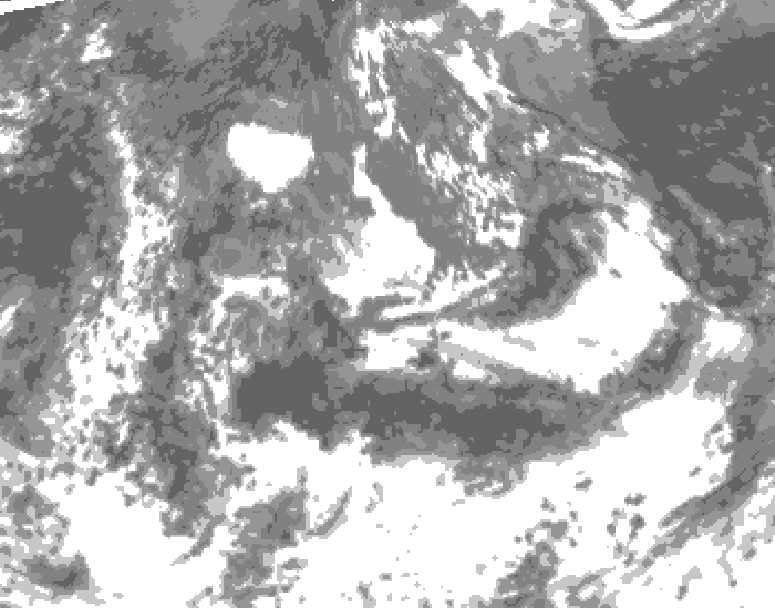 GDPS total cloud 192 hour forecast chart for Canada based on 2026/09/01 0000Z data