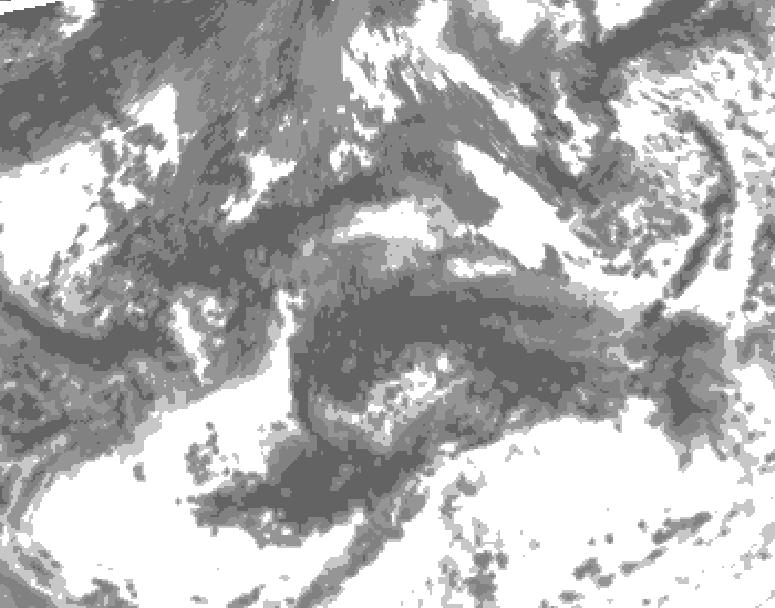 GDPS total cloud 234 hour forecast chart for Canada based on 2026/09/01 0000Z data