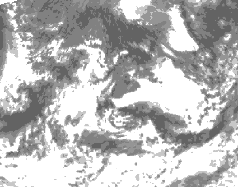 GDPS total cloud 012 hour forecast chart for Canada based on 2026/09/01 1200Z data