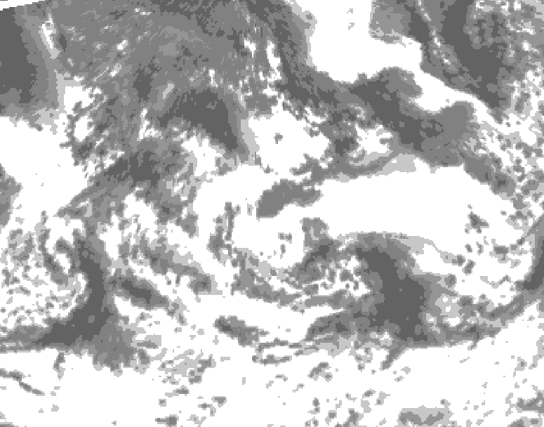 GDPS total cloud 036 hour forecast chart for Canada based on 2026/09/01 1200Z data