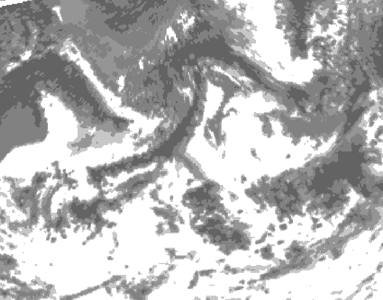 GDPS total cloud 090 hour forecast chart for Canada based on 2026/09/01 1200Z data