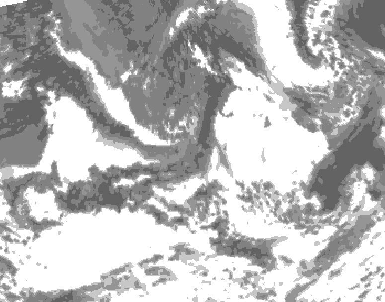 GDPS total cloud 102 hour forecast chart for Canada based on 2026/09/01 1200Z data