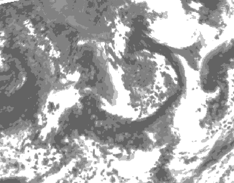 GDPS total cloud 144 hour forecast chart for Canada based on 2026/09/01 1200Z data