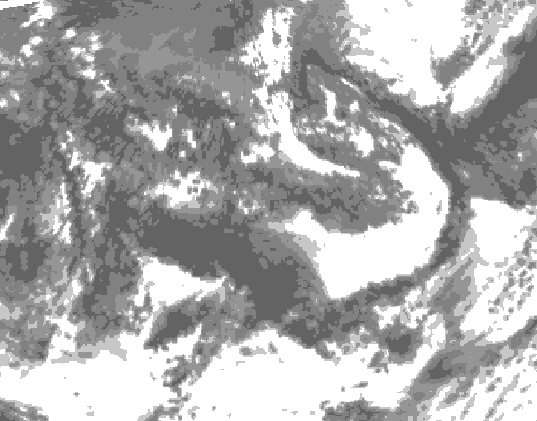 GDPS total cloud 168 hour forecast chart for Canada based on 2026/09/01 1200Z data