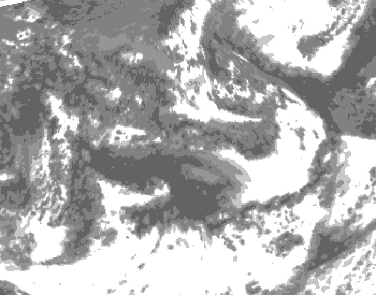 GDPS total cloud 174 hour forecast chart for Canada based on 2026/09/01 1200Z data