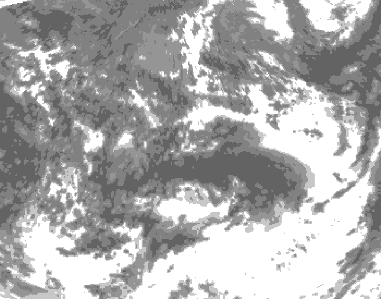 GDPS total cloud 198 hour forecast chart for Canada based on 2026/09/01 1200Z data