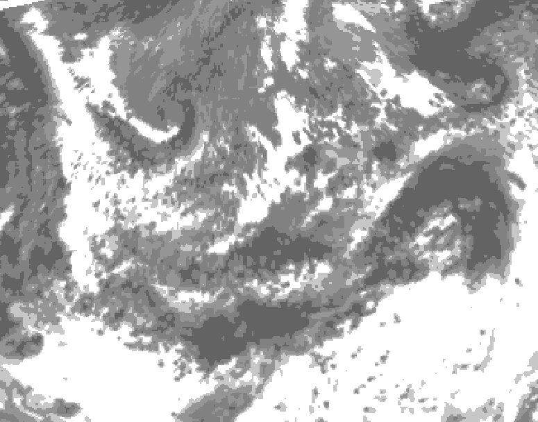 GDPS total cloud 228 hour forecast chart for Canada based on 2026/09/01 1200Z data