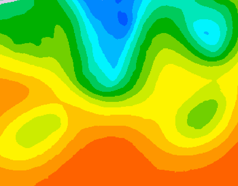 GDPS 500 millibar geopotential height 096 hour forecast chart for Canada based on 2026/09/02 0000Z data