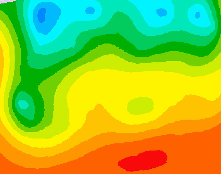 GDPS 500 millibar geopotential height 012 hour forecast chart for Canada based on 2026/09/02 1200Z data