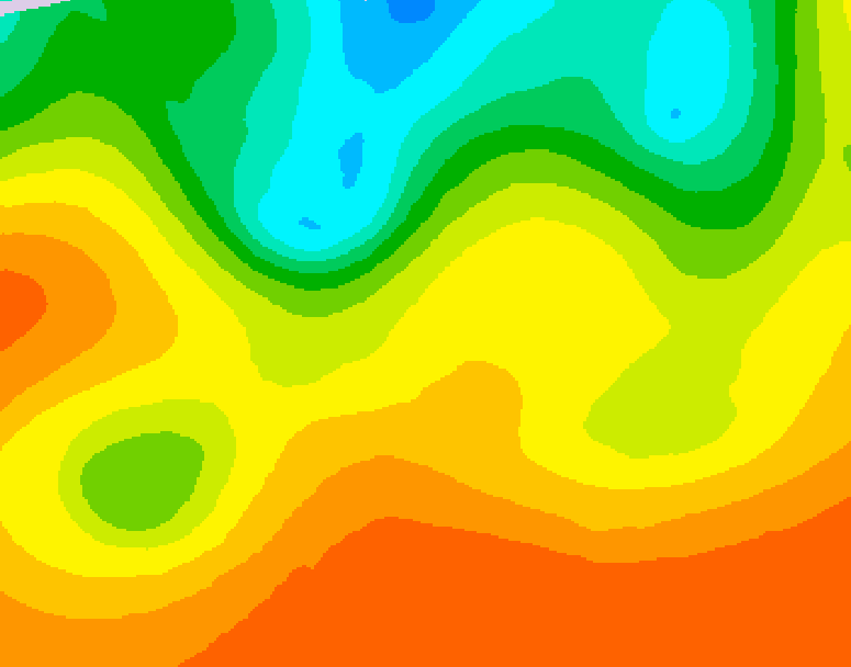 GDPS 500 millibar geopotential height 060 hour forecast chart for Canada based on 2026/09/02 1200Z data
