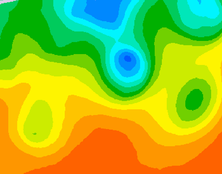 GDPS 500 millibar geopotential height 108 hour forecast chart for Canada based on 2026/09/02 1200Z data