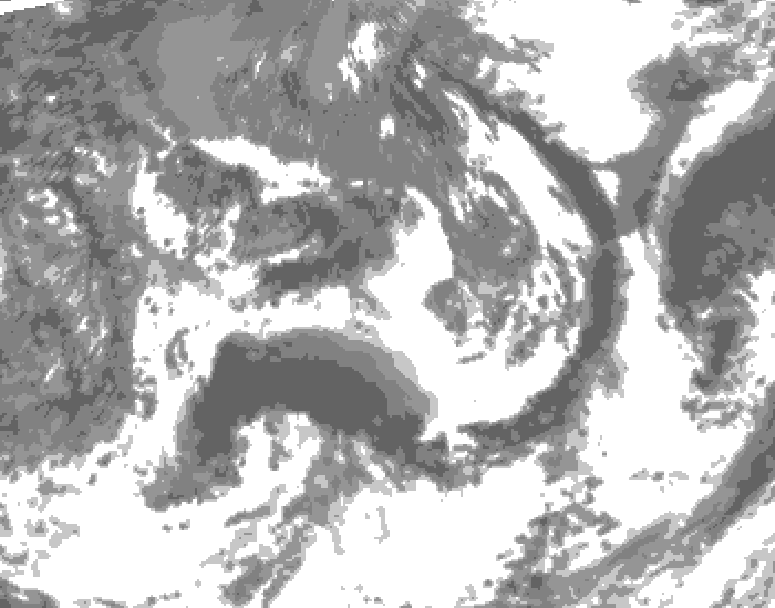 GDPS total cloud 144 hour forecast chart for Canada based on 2026/09/02 0000Z data