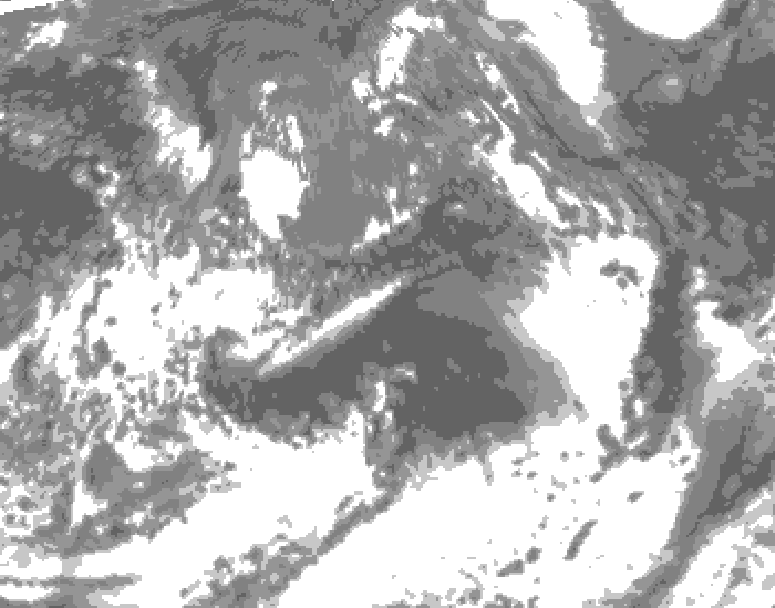 GDPS total cloud 168 hour forecast chart for Canada based on 2026/09/02 0000Z data