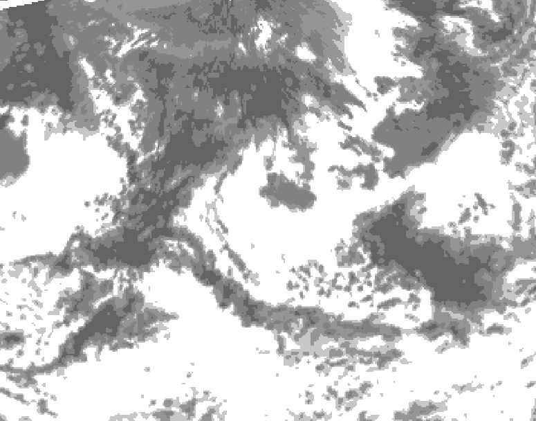 GDPS total cloud 036 hour forecast chart for Canada based on 2026/09/02 1200Z data