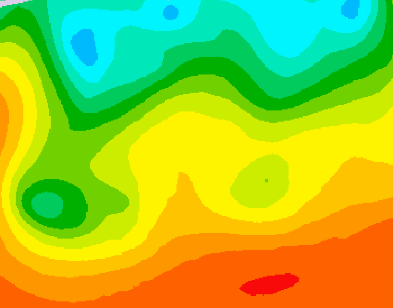 GDPS 500 millibar geopotential height 012 hour forecast chart for Canada based on 2026/09/03 0000Z data