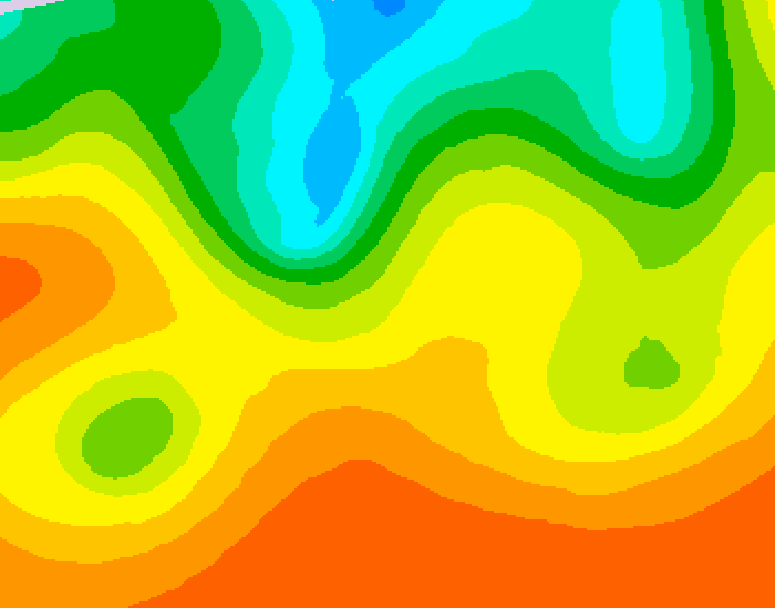 GDPS 500 millibar geopotential height 054 hour forecast chart for Canada based on 2026/09/03 0000Z data