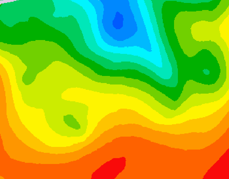 GDPS 500 millibar geopotential height 126 hour forecast chart for Canada based on 2026/09/03 0000Z data