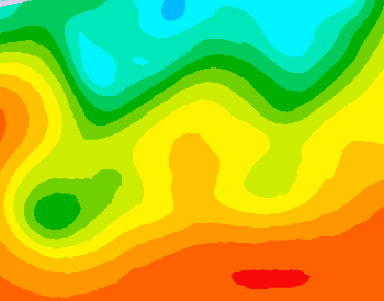 GDPS 500 millibar geopotential height 012 hour forecast chart for Canada based on 2026/09/03 1200Z data