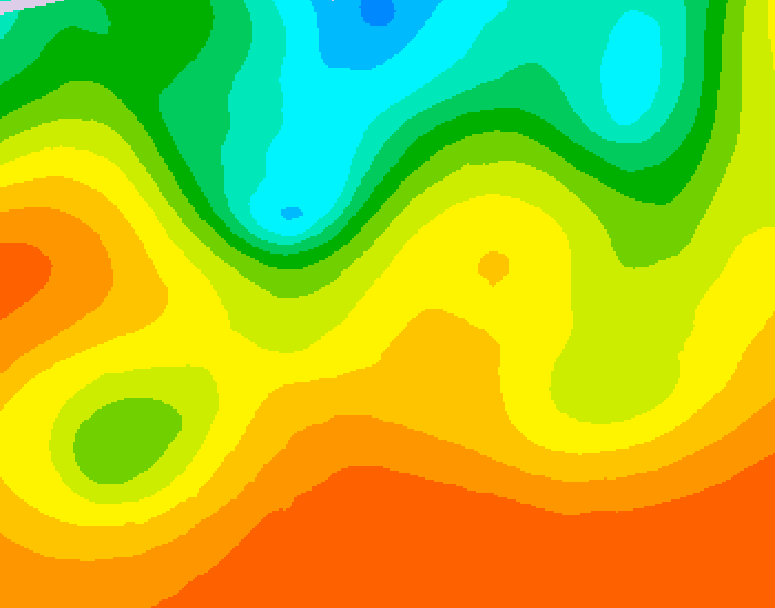 GDPS 500 millibar geopotential height 036 hour forecast chart for Canada based on 2026/09/03 1200Z data