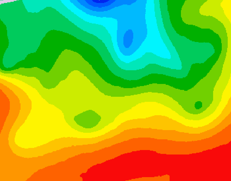 GDPS 500 millibar geopotential height 132 hour forecast chart for Canada based on 2026/09/03 1200Z data
