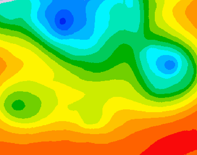 GDPS 500 millibar geopotential height 222 hour forecast chart for Canada based on 2026/09/03 1200Z data