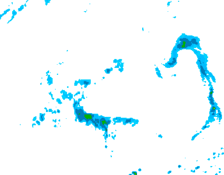 GDPS precipitation 210 hour forecast chart for Canada based on 2026/09/03 0000Z data