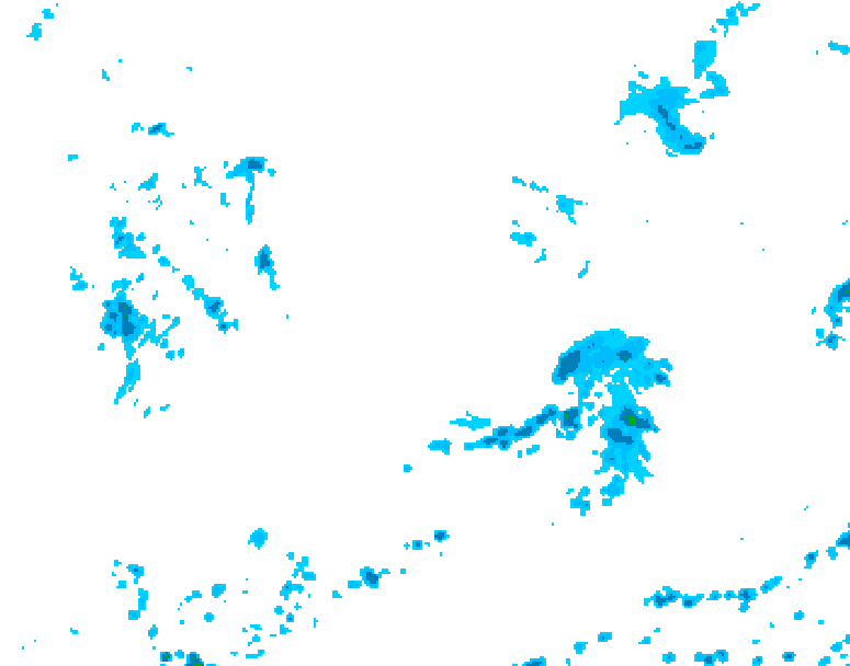 GDPS precipitation 156 hour forecast chart for Canada based on 2026/09/03 1200Z data
