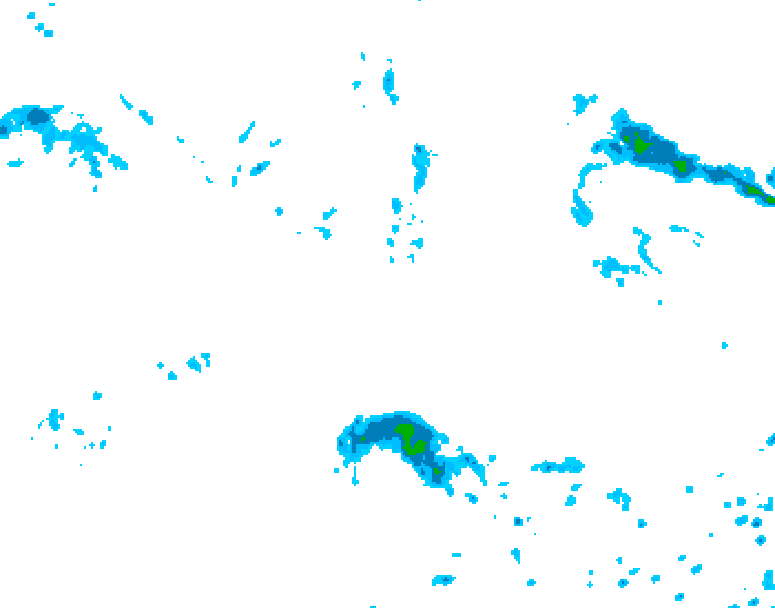 GDPS precipitation 222 hour forecast chart for Canada based on 2026/09/03 1200Z data