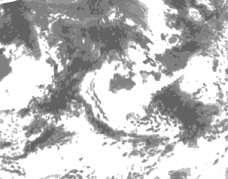 GDPS total cloud 024 hour forecast chart for Canada based on 2026/09/03 0000Z data