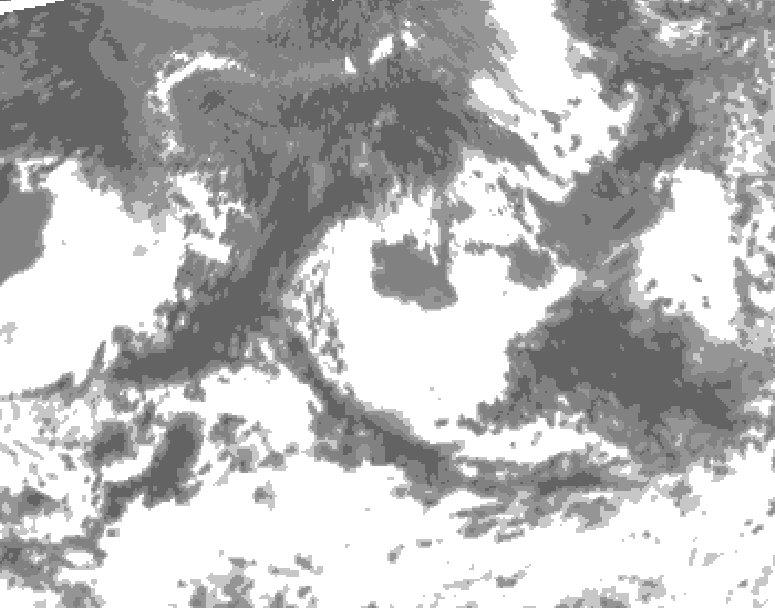 GDPS total cloud 030 hour forecast chart for Canada based on 2026/09/03 0000Z data