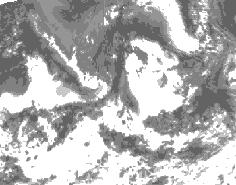 GDPS total cloud 060 hour forecast chart for Canada based on 2026/09/03 0000Z data