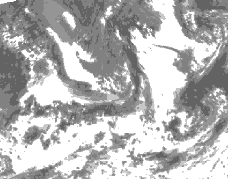 GDPS total cloud 078 hour forecast chart for Canada based on 2026/09/03 0000Z data
